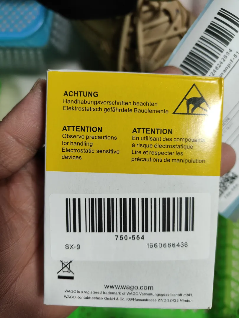 Analog output module WAGO 750