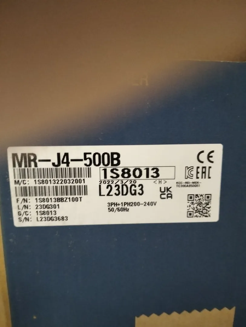 MELSERVO-J4 servo amp, 5 kW