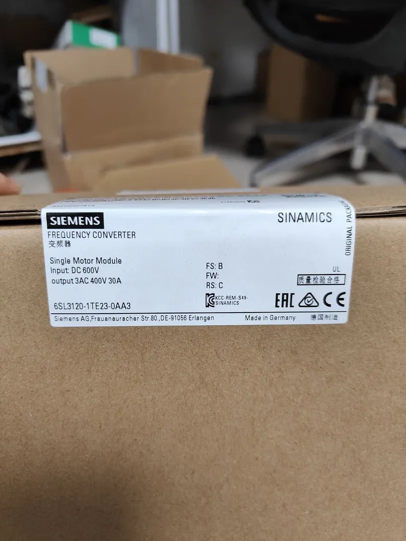 Single Motor Module (1 axis) SINAMICS S120 – image 1 of 3