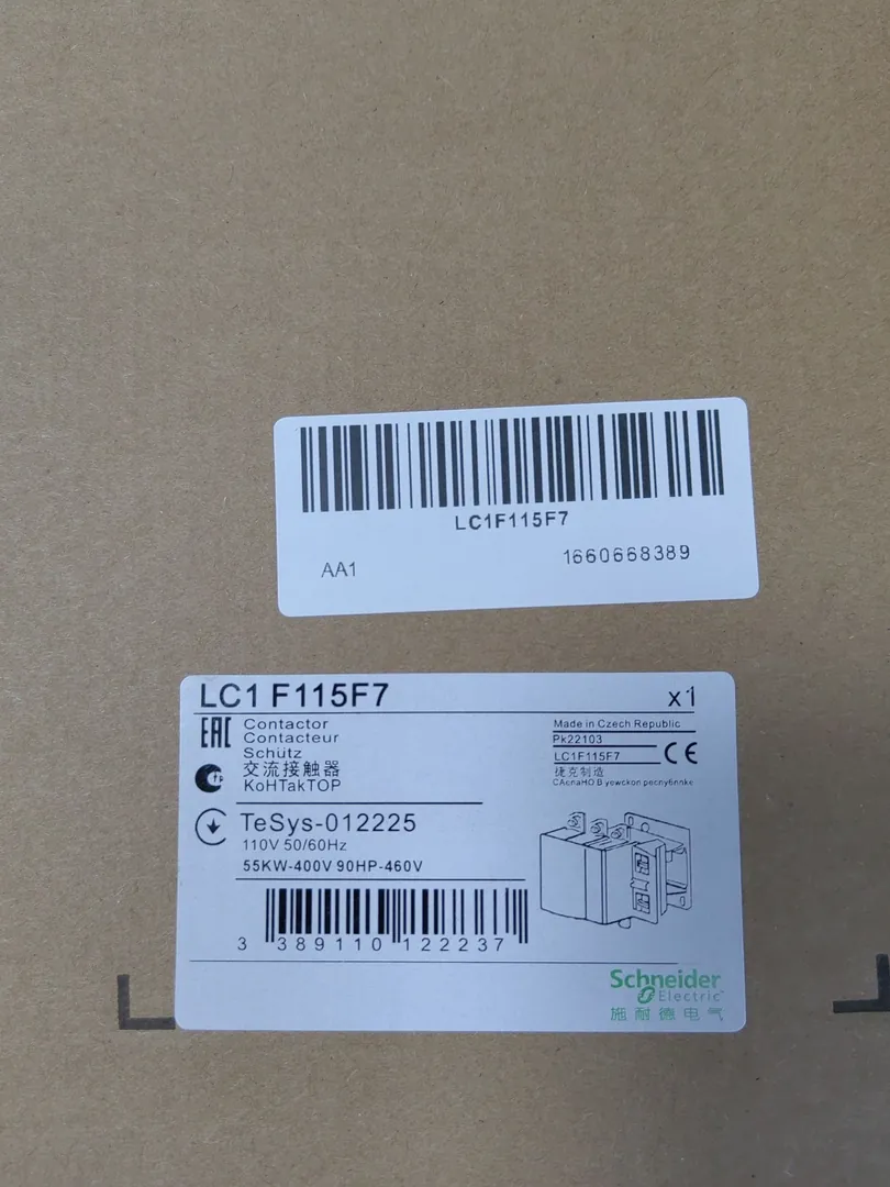 TeSys F contactor 115 A