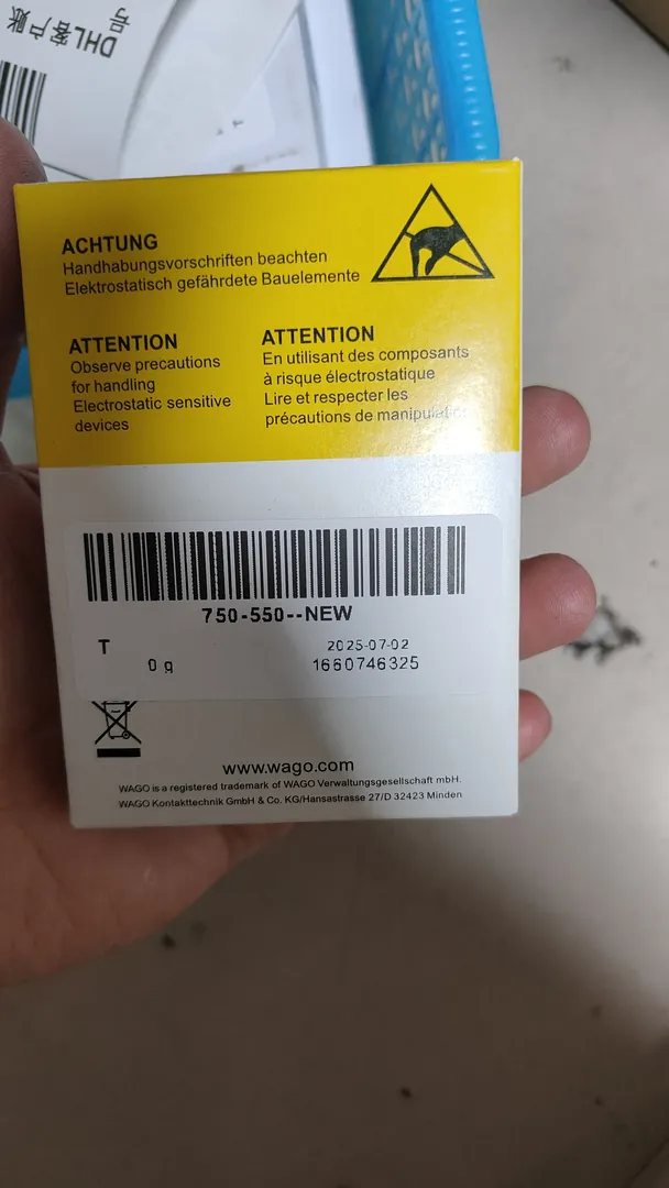 Analog output module WAGO 750