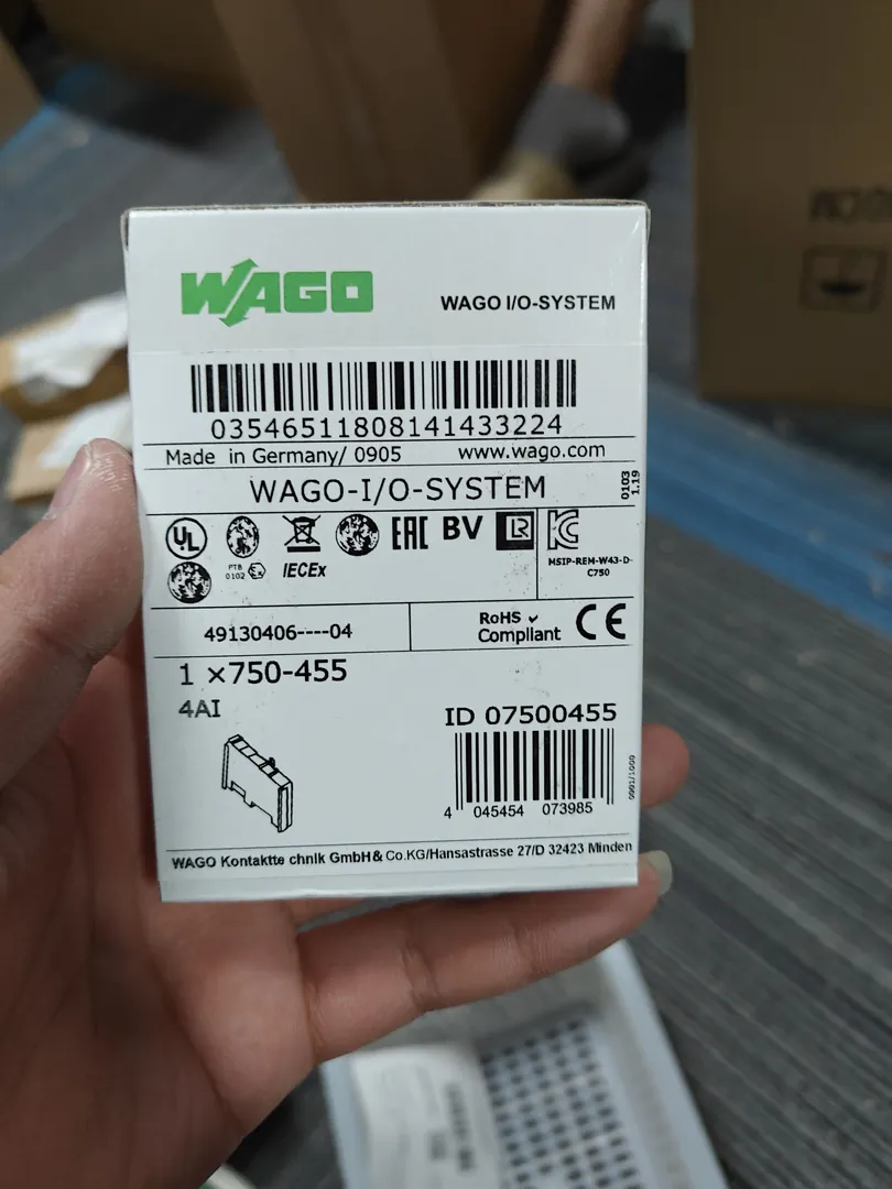 Analog input module WAGO 750