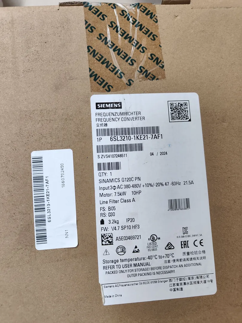 SINAMICS G120C 11 kW 380–480 V 3-ph