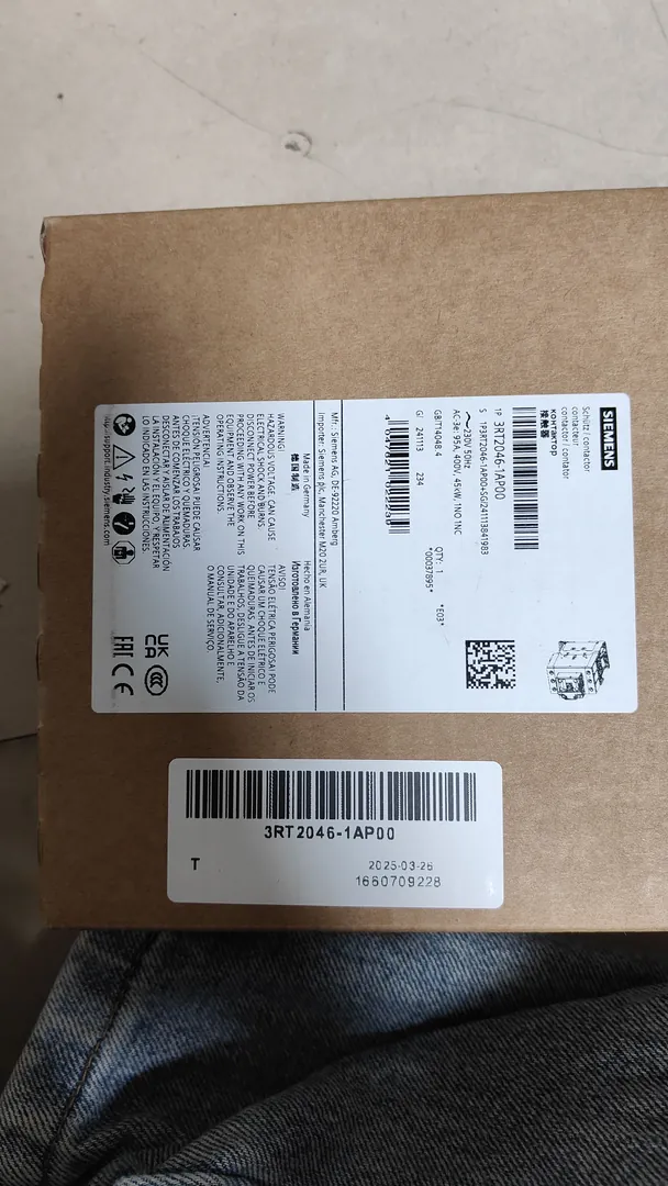 SIRIUS 3RT2 contactor S3