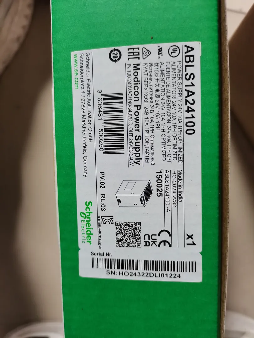 Power supply 24 V 10 A